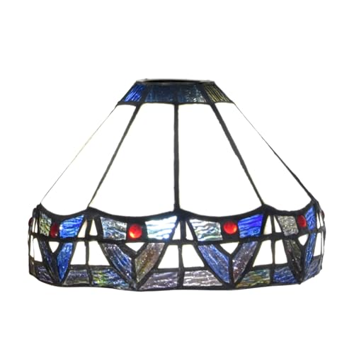SUNMME Lampenschirm Ersatz 8 Zoll römischen Stil Buntglas Lampenschirm Vintage handgefertigte Deckenleuchte für Pendelleuchte Stehlampen Wand SUNMME Lampenschirm Ersatz 8 Zoll römischen Stil Buntglas Lampenschirm Vintage handgefertigte Deckenleuchte für Pendelleuchte Stehlampen Wand von SUNMME