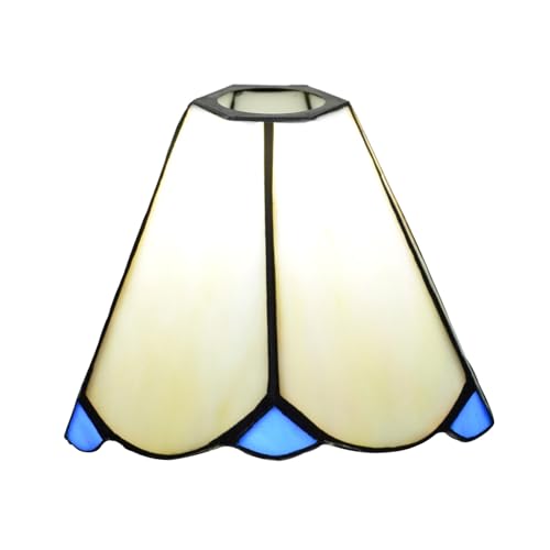 SUNMME Lampenschirme 6 Zoll Frischer Weißer Buntglasschirm Ersatz Kreativität Kunstdekor Große Öffnung Lampenschirme Für Pendelleuchte Deckenleuchten Wand SUNMME Lampenschirme 6 Zoll Frischer Weißer Buntglasschirm Ersatz Kreativität Kunstdekor Große Öffnung Lampenschirme Für Pendelleuchte Deckenleuchten Wand von SUNMME