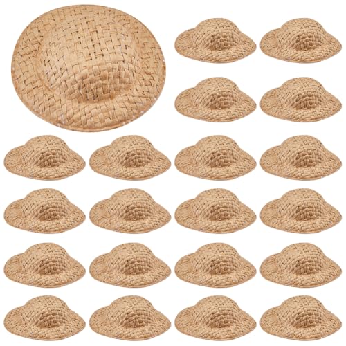 SUNNYCLU 40 Stück Mini Gewebter Hut Miniatur Strohhüte Großpackung Dunkle Goldrute Stricken Puppenhaus Cowboy Sombrero Dekoration Puppe Winzige Kappen Für Heimwerker Basteln Weihnachtskostüm Party Orn SUNNYCLU 40 Stück Mini Gewebter Hut Miniatur Strohhüte Großpackung Dunkle Goldrute Stricken Puppenhaus Cowboy Sombrero Dekoration Puppe Winzige Kappen Für Heimwerker Basteln Weihnachtskostüm Party Orn von SUNNYCLUE