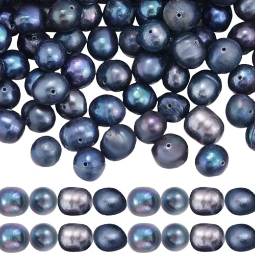 SUNNYCLUE 1 BOX 100 Stück Natürliche Schwarze Perlen Süßwasserperlen Zuchtperlen Echte Runde Löcher Barocke Unregelmäßige Abstandshalterperlen Für DIY Schmuckherstellung Halsketten Armbänder Anfänger SUNNYCLUE 1 BOX 100 Stück Natürliche Schwarze Perlen Süßwasserperlen Zuchtperlen Echte Runde Löcher Barocke Unregelmäßige Abstandshalterperlen Für DIY Schmuckherstellung Halsketten Armbänder Anfänger von SUNNYCLUE