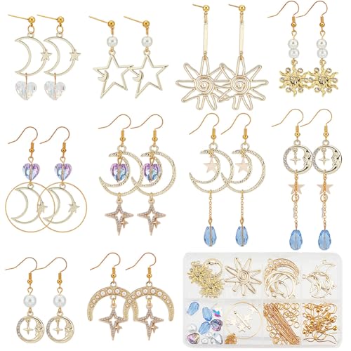 SUNNYCLUE 1 Box 10 Paar DIY Sterne Mond Sonne Ohrringe Baumeln Starter Kit Davidstern Charm Glasperlen Für Schmuckherstellung Kits Anfänger Frauen Erwachsene Magische Böhmische Ohrringe Bastelbedarf SUNNYCLUE 1 Box 10 Paar DIY Sterne Mond Sonne Ohrringe Baumeln Starter Kit Davidstern Charm Glasperlen Für Schmuckherstellung Kits Anfänger Frauen Erwachsene Magische Böhmische Ohrringe Bastelbedarf von SUNNYCLUE
