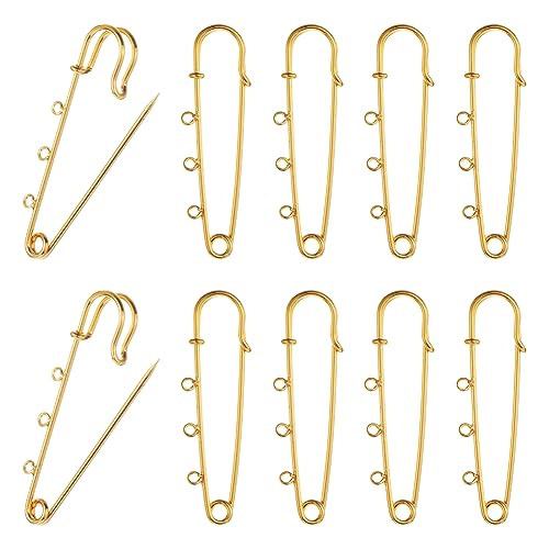 SUNNYCLUE 1 Box 10 Stück 18 Karat Vergoldete Broschen Sicherheitsnadeln Broschenzubehör Kiltnadeln Mit Schlaufen Robuste Sicherheitsnadel Für Schmuckherstellung Zubehör DIY Nähen Kleidung Decken Röck SUNNYCLUE 1 Box 10 Stück 18 Karat Vergoldete Broschen Sicherheitsnadeln Broschenzubehör Kiltnadeln Mit Schlaufen Robuste Sicherheitsnadel Für Schmuckherstellung Zubehör DIY Nähen Kleidung Decken Röck von SUNNYCLUE
