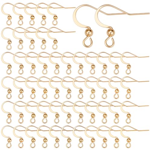 SUNNYCLUE 1 Box 100 Stück Echt 18 Karat Vergoldete Französische Ohrhaken Angelhaken Ohrringe Edelstahl Ohrhaken Ball Dot Ohrhaken Für Die Schmuckherstellung Frauen Erwachsene DIY Ohrhänger Bastelbedar SUNNYCLUE 1 Box 100 Stück Echt 18 Karat Vergoldete Französische Ohrhaken Angelhaken Ohrringe Edelstahl Ohrhaken Ball Dot Ohrhaken Für Die Schmuckherstellung Frauen Erwachsene DIY Ohrhänger Bastelbedar von SUNNYCLUE