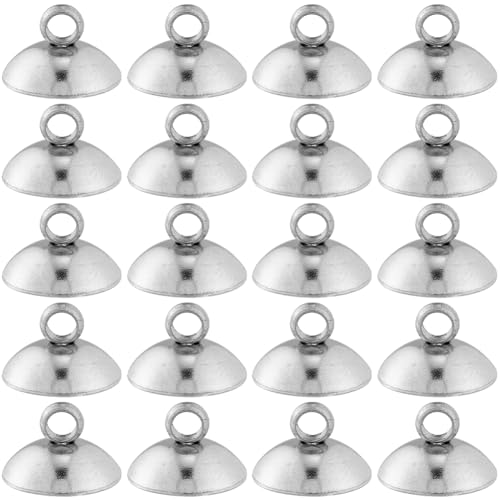 SUNNYCLUE 1 Box 100 Stück Perlenkappenbügel Perlenkappen Anhängerbügel 304 Edelstahl Perlenkappen 8 mm Bügelkappen Perlenkappen Mit Schlaufe Baumelnde Charm Perlenverbinder Für Schmuckherstellungszube SUNNYCLUE 1 Box 100 Stück Perlenkappenbügel Perlenkappen Anhängerbügel 304 Edelstahl Perlenkappen 8 mm Bügelkappen Perlenkappen Mit Schlaufe Baumelnde Charm Perlenverbinder Für Schmuckherstellungszube von SUNNYCLUE
