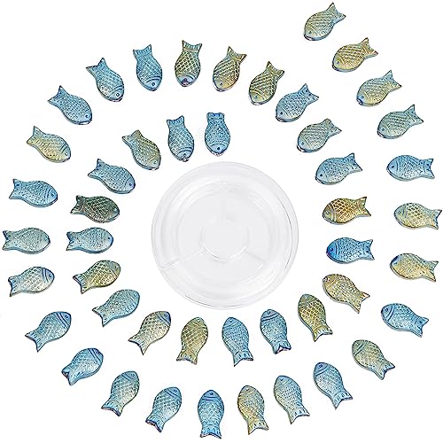 SUNNYCLUE 1 Box 100Pcs Fish Beads Bulk Glass Fish Bead Charm Summer Sea Ocean Animal Spacer Beads Double Sided Small Fish Loose Bead for Jewellery Making Beading Kit Elastic Thread DIY Bracelet Craft SUNNYCLUE 1 Box 100Pcs Fish Beads Bulk Glass Fish Bead Charm Summer Sea Ocean Animal Spacer Beads Double Sided Small Fish Loose Bead for Jewellery Making Beading Kit Elastic Thread DIY Bracelet Craft von SUNNYCLUE