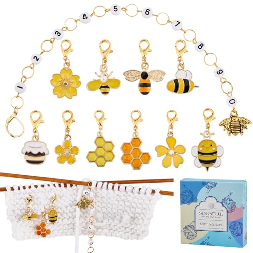 SUNNYCLUE 1 Box 11 Stück Bienenwaben Häkel Strickmarkierer Strickhäkelmarker Maschenmarkierer Emaille Nummer 0 9 Strickreihenzählerketten Für Stricken Weben Nähen Häkelverfolgungsprojekt SUNNYCLUE 1 Box 11 Stück Bienenwaben Häkel Strickmarkierer Strickhäkelmarker Maschenmarkierer Emaille Nummer 0 9 Strickreihenzählerketten Für Stricken Weben Nähen Häkelverfolgungsprojekt von SUNNYCLUE