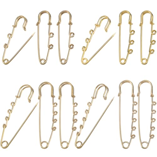 SUNNYCLUE 1 Box 12 Stück 4 Stile Goldene Kiltnadel Sicherheitsnadeln Aus Edelstahl Schwere Metallschlaufen Verschluss Kiltbroschen Beschläge Mit Löchern Zum Nähen von Decken Kleidung DIY Schmuckzubehö SUNNYCLUE 1 Box 12 Stück 4 Stile Goldene Kiltnadel Sicherheitsnadeln Aus Edelstahl Schwere Metallschlaufen Verschluss Kiltbroschen Beschläge Mit Löchern Zum Nähen von Decken Kleidung DIY Schmuckzubehö von SUNNYCLUE