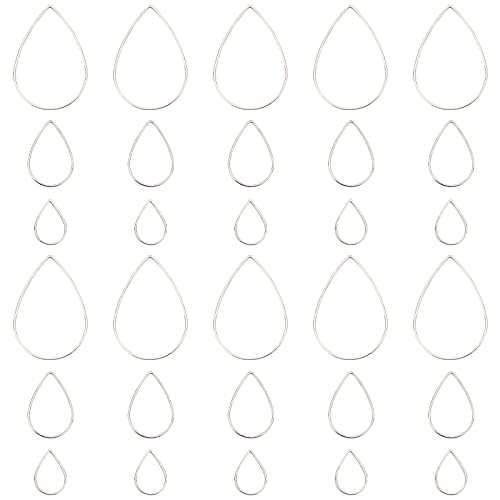 SUNNYCLUE 1 Box 120 Stück 3 Größen Teardrop Verbindungsringe Ohrringe Perlen Creolen Messing Metall Offene Lünetten Rahmen Charms Für Ohrring Halsketten Zubehör Handwerk Schmuckherstellung Zubehör SUNNYCLUE 1 Box 120 Stück 3 Größen Teardrop Verbindungsringe Ohrringe Perlen Creolen Messing Metall Offene Lünetten Rahmen Charms Für Ohrring Halsketten Zubehör Handwerk Schmuckherstellung Zubehör von SUNNYCLUE