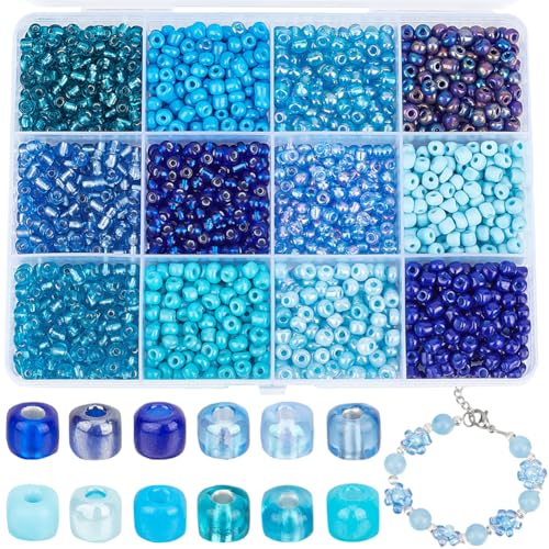 SUNNYCLUE 1 Box 156 g Armband Rocailles Perlen 4 mm 6/0 Rocailles Perlen Großpackung Kleine Glasperle Blaue Pony Perlen Glas Rocailles Perlen Abstandshalter Lose Perlen Zur Schmuckherstellung DIY Ohrr SUNNYCLUE 1 Box 156 g Armband Rocailles Perlen 4 mm 6/0 Rocailles Perlen Großpackung Kleine Glasperle Blaue Pony Perlen Glas Rocailles Perlen Abstandshalter Lose Perlen Zur Schmuckherstellung DIY Ohrr von SUNNYCLUE
