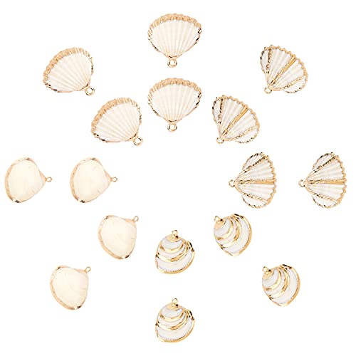 SUNNYCLUE 1 Box 16 Stück Muschel-Charms Oval Ozean Strand Spiralverbinder Anhänger Muschelschalen Charms Mit Plattierter Goldener Öse Für Die Schmuckherstellung DIY Halskette Armband Zubehör SUNNYCLUE 1 Box 16 Stück Muschel-Charms Oval Ozean Strand Spiralverbinder Anhänger Muschelschalen Charms Mit Plattierter Goldener Öse Für Die Schmuckherstellung DIY Halskette Armband Zubehör von SUNNYCLUE