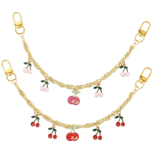 SUNNYCLUE 1 Box 2 Stück Obstbeutel Kette Tasche Kettenverlängerung Rot Grün Rosa Emaille Kirsche Charms Kurze Gold Pursue Ketten Riemen Ersatz mit Verschluss für Frauen Geburtstag Abschluss Handtasche SUNNYCLUE 1 Box 2 Stück Obstbeutel Kette Tasche Kettenverlängerung Rot Grün Rosa Emaille Kirsche Charms Kurze Gold Pursue Ketten Riemen Ersatz mit Verschluss für Frauen Geburtstag Abschluss Handtasche von SUNNYCLUE
