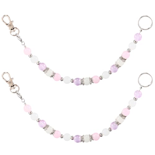 SUNNYCLUE 1 Box 2 Stück Perlenriemenkette Perlenschlüsselhalter 11" rosa Weiße Glasperlen 10mm Schlüsselleinenriemen Drehverschlüsse 304 Edelstahl Schlüsselanhängerringe Für Geldbörse Handtasche Geldb SUNNYCLUE 1 Box 2 Stück Perlenriemenkette Perlenschlüsselhalter 11" rosa Weiße Glasperlen 10mm Schlüsselleinenriemen Drehverschlüsse 304 Edelstahl Schlüsselanhängerringe Für Geldbörse Handtasche Geldb von SUNNYCLUE