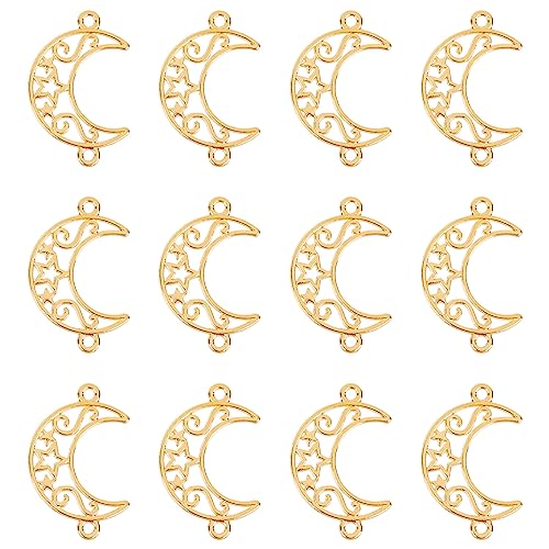 SUNNYCLUE 1 Box 20 Stück Mond Charms Halbmond Verbindungs Charm Offene Rückseite Lünetten Charme Links Hohle Goldene Legierungs Anhänger Für Die Schmuckherstellung Anhänger DIY Gepresste Kunstharz Oh SUNNYCLUE 1 Box 20 Stück Mond Charms Halbmond Verbindungs Charm Offene Rückseite Lünetten Charme Links Hohle Goldene Legierungs Anhänger Für Die Schmuckherstellung Anhänger DIY Gepresste Kunstharz Oh von SUNNYCLUE