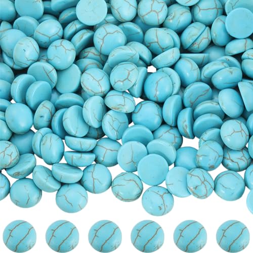 SUNNYCLUE 1 Box 200 Stück 10 mm Türkis Cabochons Runde Stein Cabochons Synthetische Edelsteine Gewölbte Kamee Gefärbte Cabochon Perlen Mit Flacher Rückseite Für Die Schmuckherstellung Zubehör Zum Selb SUNNYCLUE 1 Box 200 Stück 10 mm Türkis Cabochons Runde Stein Cabochons Synthetische Edelsteine Gewölbte Kamee Gefärbte Cabochon Perlen Mit Flacher Rückseite Für Die Schmuckherstellung Zubehör Zum Selb von SUNNYCLUE