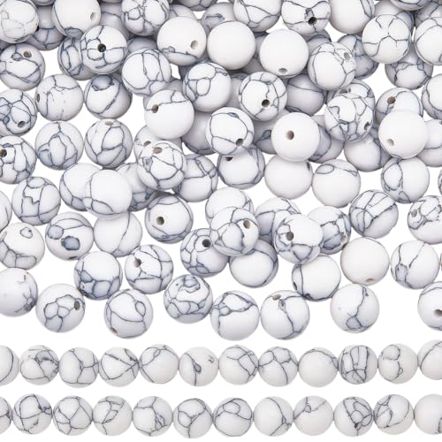 SUNNYCLUE 1 Box 200 Stück 8mm Howlith Perlen Weiße Natursteinperlen Edelstein Kristallgrau Dehnbare Stränge Rund Klein Gefärbt Glatt Lose Abstandshalter Für Die Schmuckherstellung DIY Bastelarbeiten H SUNNYCLUE 1 Box 200 Stück 8mm Howlith Perlen Weiße Natursteinperlen Edelstein Kristallgrau Dehnbare Stränge Rund Klein Gefärbt Glatt Lose Abstandshalter Für Die Schmuckherstellung DIY Bastelarbeiten H von SUNNYCLUE