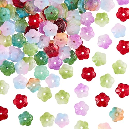 SUNNYCLUE 1 Box 200 Stück Glasperlen Blumen klare Perlen zufällige Farbe klar transparent Spray lackiert Sakuras Kirschblüten kleine Blumenperlen für Schmuckherstellung Frauen Armband Ohrringe DIY SUNNYCLUE 1 Box 200 Stück Glasperlen Blumen klare Perlen zufällige Farbe klar transparent Spray lackiert Sakuras Kirschblüten kleine Blumenperlen für Schmuckherstellung Frauen Armband Ohrringe DIY von SUNNYCLUE