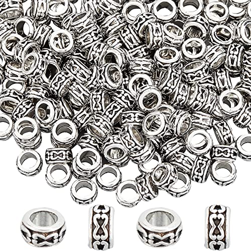 SUNNYCLUE 1 Box 200 Stück Tibetischen Stil Europäischen Großen Loch Rondell Spacer Perlen Legierung Perlen 0.24 Zoll Im Durchmesser Mit 0.14 Zoll Loch Hohlrohrperle Für DIY Halsketten Armbänder, Silbe SUNNYCLUE 1 Box 200 Stück Tibetischen Stil Europäischen Großen Loch Rondell Spacer Perlen Legierung Perlen 0.24 Zoll Im Durchmesser Mit 0.14 Zoll Loch Hohlrohrperle Für DIY Halsketten Armbänder, Silbe von SUNNYCLUE