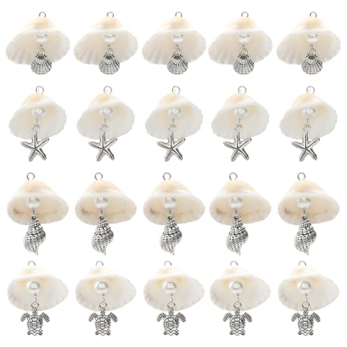 SUNNYCLUE 1 Box 24 Stück 4 Stile Muschel Anhänger Natürliche Muschel Anhänger Silberlegierung Schildkröte Muschel Seestern Glasperle Sommerleben Anhänger Für Schmuckherstellung DIY Armband Halskette E SUNNYCLUE 1 Box 24 Stück 4 Stile Muschel Anhänger Natürliche Muschel Anhänger Silberlegierung Schildkröte Muschel Seestern Glasperle Sommerleben Anhänger Für Schmuckherstellung DIY Armband Halskette E von SUNNYCLUE
