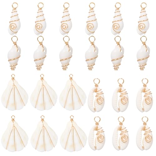 SUNNYCLUE 1 Box 24 Stück 4 Stile Natürliche Muschel Anhänger Kauri Muschel Anhänger Großpackung Sommer Boho Schleife Gold Strand Meer Ozean Anhänger Für Schmuckherstellung Zubehör DIY Basteln Halskett SUNNYCLUE 1 Box 24 Stück 4 Stile Natürliche Muschel Anhänger Kauri Muschel Anhänger Großpackung Sommer Boho Schleife Gold Strand Meer Ozean Anhänger Für Schmuckherstellung Zubehör DIY Basteln Halskett von SUNNYCLUE
