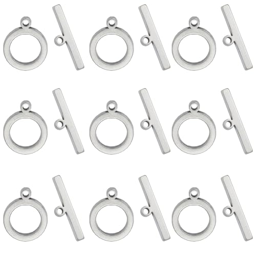 SUNNYCLUE 1 Box 25 Sets Knebelverschluss Für Armbänder Knebelverschluss Knebelverschluss Für Schmuck Knebelverschlüsse Bulk Edelstahl OT Verschlüsse T Bar Verschlüsse Für Die Schmuckherstellung Versch SUNNYCLUE 1 Box 25 Sets Knebelverschluss Für Armbänder Knebelverschluss Knebelverschluss Für Schmuck Knebelverschlüsse Bulk Edelstahl OT Verschlüsse T Bar Verschlüsse Für Die Schmuckherstellung Versch von SUNNYCLUE
