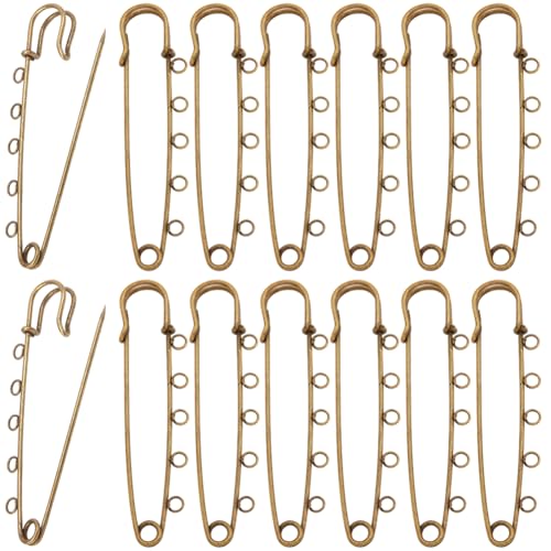 SUNNYCLUE 1 Box 30 Stück 3.15 Zoll Sicherheitsnadeln Brosche Kiltnadeln Metall Eisen Antik Bronze Verschluss Kiltnadeln Anstecknadeln Beschläge Mit 5 Schlaufen Löchern Für Schmuck Broschen Weihnachtsm SUNNYCLUE 1 Box 30 Stück 3.15 Zoll Sicherheitsnadeln Brosche Kiltnadeln Metall Eisen Antik Bronze Verschluss Kiltnadeln Anstecknadeln Beschläge Mit 5 Schlaufen Löchern Für Schmuck Broschen Weihnachtsm von SUNNYCLUE
