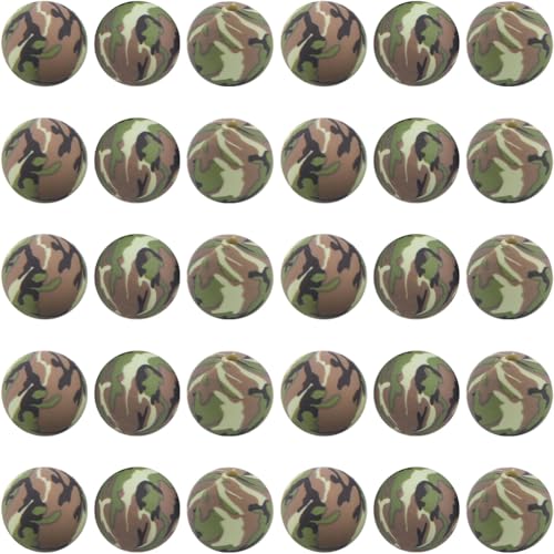 SUNNYCLUE 1 Box 30 Stück Camouflage Perlen Mit Aufdruck 15mm Grün Bedruckt Runde Silikonperlen Großpackung Mit Blumenmuster Weichem Gummi Lose Abstandsperlen Für Schlüsselband Zur Schmuckherstellung SUNNYCLUE 1 Box 30 Stück Camouflage Perlen Mit Aufdruck 15mm Grün Bedruckt Runde Silikonperlen Großpackung Mit Blumenmuster Weichem Gummi Lose Abstandsperlen Für Schlüsselband Zur Schmuckherstellung von SUNNYCLUE