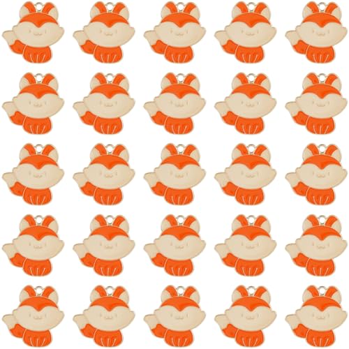 SUNNYCLUE 1 Box 30 Stück Fuchs Emaille Anhänger Süße Tieranhänger Metalllegierung Orange Zoo Kleine Tiere Füchse Anhänger Zur Schmuckherstellung Anhänger DIY Basteln Ohrringe Armbänder Halsketten Zube SUNNYCLUE 1 Box 30 Stück Fuchs Emaille Anhänger Süße Tieranhänger Metalllegierung Orange Zoo Kleine Tiere Füchse Anhänger Zur Schmuckherstellung Anhänger DIY Basteln Ohrringe Armbänder Halsketten Zube von SUNNYCLUE