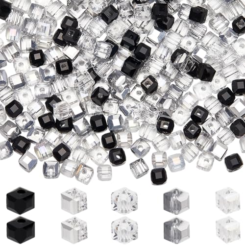 SUNNYCLUE 1 Box 300 Stück 5 Farben 4mm Facettierte Quadratische Perlen Glaswürfelperlen Loch Weiße Transparente Glasabstandshalter Für Schmuckherstellung Zubehör DIY Basteln Halsketten AR SUNNYCLUE 1 Box 300 Stück 5 Farben 4mm Facettierte Quadratische Perlen Glaswürfelperlen Loch Weiße Transparente Glasabstandshalter Für Schmuckherstellung Zubehör DIY Basteln Halsketten AR von SUNNYCLUE