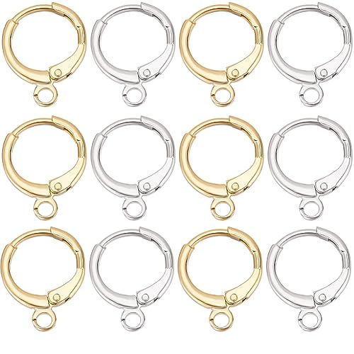 SUNNYCLUE 1 Box 40 Stück Brisur Ohrringe Echtgold Platiniertes Messing Huggie Creolen Runde Leverback Ohrringhaken Ohrringe Hebelverschluss Für Schmuckherstellung Zubehör SUNNYCLUE 1 Box 40 Stück Brisur Ohrringe Echtgold Platiniertes Messing Huggie Creolen Runde Leverback Ohrringhaken Ohrringe Hebelverschluss Für Schmuckherstellung Zubehör von SUNNYCLUE