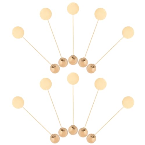 SUNNYCLUE 1 Box 40 Stück Broschenablage Anstecknadel Anstecknadel Metalllegierung Golden Lange Perlen Sicherheits Anstecknadel Nadeln Clips Befunde Für Die Schmuckherstellung Zubehör Schal Hut Abzeich von SUNNYCLUE