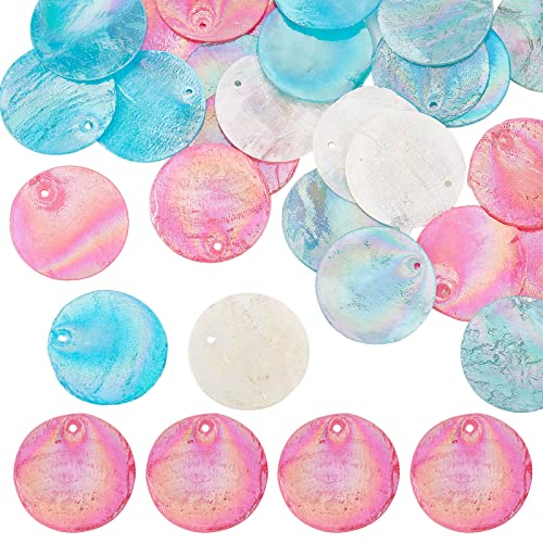 SUNNYCLUE 1 Box 40 Stück Muschel Charms Muschel Charm Capsiz Muscheln Scheiben ab Farbe Charms 25 mm Flach Rund Blau Rosa Muschel Sommer Ozean Charms Für Die Schmuckherstellung Charm DIY Windspiel SUNNYCLUE 1 Box 40 Stück Muschel Charms Muschel Charm Capsiz Muscheln Scheiben ab Farbe Charms 25 mm Flach Rund Blau Rosa Muschel Sommer Ozean Charms Für Die Schmuckherstellung Charm DIY Windspiel von SUNNYCLUE