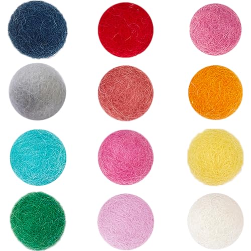 SUNNYCLUE 1 Box 48 Stück 12 Farben Wollfilzbälle 18-22 mm Handgefertigte Pompons Wollfilz Bälle Rosa Blau Gelb Grün Rot Pom Bälle zum Basteln Filzen Girlande Dekor Ätherisches Öl SUNNYCLUE 1 Box 48 Stück 12 Farben Wollfilzbälle 18-22 mm Handgefertigte Pompons Wollfilz Bälle Rosa Blau Gelb Grün Rot Pom Bälle zum Basteln Filzen Girlande Dekor Ätherisches Öl von SUNNYCLUE