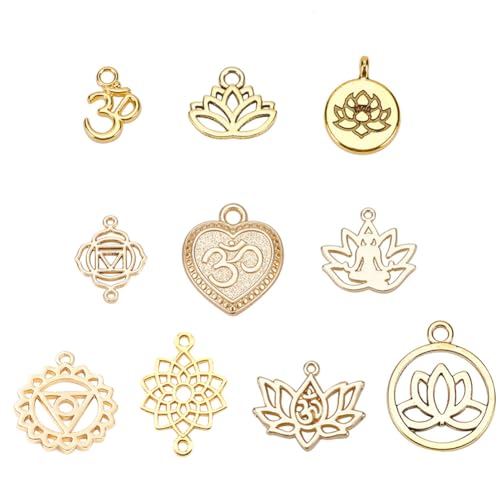 SUNNYCLUE 1 Box 48 Stück 12 Stile Yoga Charms Großlegierung Chakra Lotus Anhänger Ohm Aum Links Verbinder Flache Runde Herzform Buddhistische Energie Charms Für DIY Armbänder Bastelbedarf Golden SUNNYCLUE 1 Box 48 Stück 12 Stile Yoga Charms Großlegierung Chakra Lotus Anhänger Ohm Aum Links Verbinder Flache Runde Herzform Buddhistische Energie Charms Für DIY Armbänder Bastelbedarf Golden von SUNNYCLUE