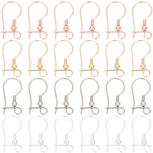 SUNNYCLUE 1 Box 48 Stück 4 Farben Edelstahl Ohrhaken Ohrring Angelhaken Leverback Lange Tropfenform Ohrhaken Verbindungsstück Für Nieren Ohrringhaken Beschläge Für Die Schmuckherstellung Zubehör DIY B SUNNYCLUE 1 Box 48 Stück 4 Farben Edelstahl Ohrhaken Ohrring Angelhaken Leverback Lange Tropfenform Ohrhaken Verbindungsstück Für Nieren Ohrringhaken Beschläge Für Die Schmuckherstellung Zubehör DIY B von SUNNYCLUE