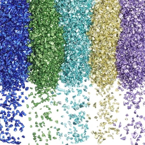 SUNNYCLUE 1 Box 5 Farben 150g Blaues Zerbrochenes Glas Kleine Zerstoßene Kristalle Große Mengen Unregelmäßiger Glitzer Metallische Steine Flocken Glassplitter Für Kunstharz DIY Kunst Vase Epoxidzubeh SUNNYCLUE 1 Box 5 Farben 150g Blaues Zerbrochenes Glas Kleine Zerstoßene Kristalle Große Mengen Unregelmäßiger Glitzer Metallische Steine Flocken Glassplitter Für Kunstharz DIY Kunst Vase Epoxidzubeh von SUNNYCLUE