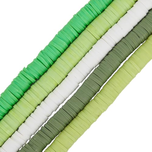 SUNNYCLUE 1 Box 5 Stränge 1765~1890Stk St. Patrick's Day Perlen Feiertags Polymer Tonperlen Großpackung 6mm Flache Parade Tonperle In Weiß Und Grün Für Armbänder Perlen Schlüsselanhänger Zubehör Zum SUNNYCLUE 1 Box 5 Stränge 1765~1890Stk St. Patrick's Day Perlen Feiertags Polymer Tonperlen Großpackung 6mm Flache Parade Tonperle In Weiß Und Grün Für Armbänder Perlen Schlüsselanhänger Zubehör Zum von SUNNYCLUE