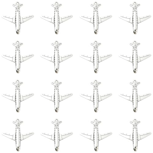 SUNNYCLUE 1 Box 50 Stück Silberne Flugzeug Anhänger Flugzeug Anhänger Großpackung kes Metall Flugzeug Kleines Flugzeug Verkehrsflugzeug Flugfahrzeug Anhänger Für DIY Schmuck Bastelbedarf Halsketten Ar SUNNYCLUE 1 Box 50 Stück Silberne Flugzeug Anhänger Flugzeug Anhänger Großpackung kes Metall Flugzeug Kleines Flugzeug Verkehrsflugzeug Flugfahrzeug Anhänger Für DIY Schmuck Bastelbedarf Halsketten Ar von SUNNYCLUE