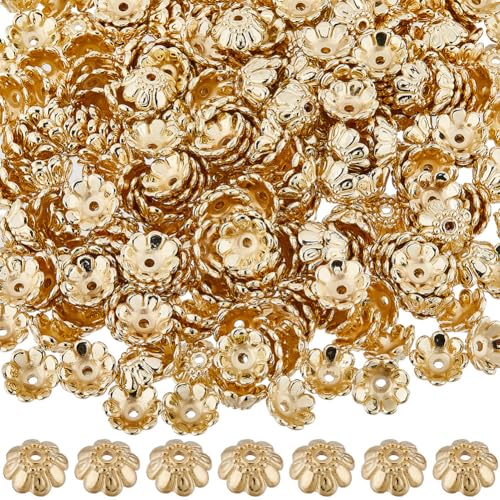 SUNNYCLUE 1 Box 500 Stück 10 mm Blumenperlen Großpackung Gold Blume Perlenkappen Kunststoff Multi Blütenblatt Blumen Endkappen Floral Lose Abstandshalter Perlen für Schmuckherstellung Perlen SUNNYCLUE 1 Box 500 Stück 10 mm Blumenperlen Großpackung Gold Blume Perlenkappen Kunststoff Multi Blütenblatt Blumen Endkappen Floral Lose Abstandshalter Perlen für Schmuckherstellung Perlen von SUNNYCLUE