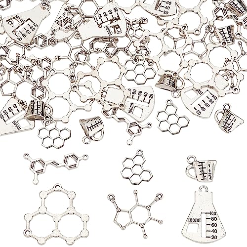 SUNNYCLUE 1 Box 60 Stück 6 Stil Chemie Charms Koffein Molekül Charm Wissenschaft Thema Charms Tibetischer Stil Legierung Charm Anhänger Für Schmuckherstellung Armband Ohrringe Biologie Labor Abschluss SUNNYCLUE 1 Box 60 Stück 6 Stil Chemie Charms Koffein Molekül Charm Wissenschaft Thema Charms Tibetischer Stil Legierung Charm Anhänger Für Schmuckherstellung Armband Ohrringe Biologie Labor Abschluss von SUNNYCLUE