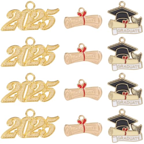 SUNNYCLUE 1 Box 60 Stück Abschluss Charms 2025 Absolventen Charms Goldlegierung Metall Studentenjahr Quaste Siegel Diplom Charm Zur Schmuckherstellung Charms DIY Halsketten Armbänder Ohrringe Geschenk SUNNYCLUE 1 Box 60 Stück Abschluss Charms 2025 Absolventen Charms Goldlegierung Metall Studentenjahr Quaste Siegel Diplom Charm Zur Schmuckherstellung Charms DIY Halsketten Armbänder Ohrringe Geschenk von SUNNYCLUE