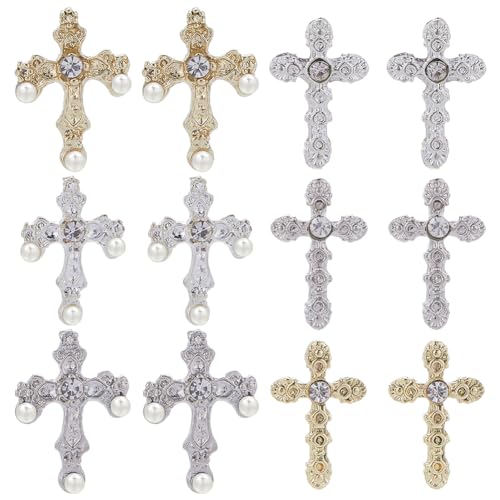 SUNNYCLUE 1 Box 60 Stück Kreuz Nagel Charms 3D Perlen Nagel Charms Große Mini Kreuz Perlen Flatbacks Strass Diamant Nagelkunst Charm Goldene Silberne Nagel Kreuz Charms Für Fingernägel Dekoration SUNNYCLUE 1 Box 60 Stück Kreuz Nagel Charms 3D Perlen Nagel Charms Große Mini Kreuz Perlen Flatbacks Strass Diamant Nagelkunst Charm Goldene Silberne Nagel Kreuz Charms Für Fingernägel Dekoration von SUNNYCLUE