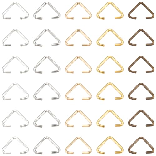 SUNNYCLUE 1 Box 600 Stück Dreieckige Biegeringe Klemmclip Bügel Offene Biegeringe Große Dreieck Öffnungsring Klemmbügel Verbindungsringe Für Schmuckherstellung Zubehör DIY Ohrringe Armbänder Halskette SUNNYCLUE 1 Box 600 Stück Dreieckige Biegeringe Klemmclip Bügel Offene Biegeringe Große Dreieck Öffnungsring Klemmbügel Verbindungsringe Für Schmuckherstellung Zubehör DIY Ohrringe Armbänder Halskette von SUNNYCLUE