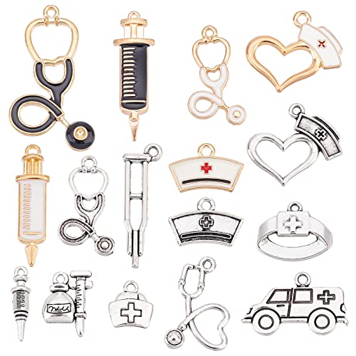 SUNNYCLUE 1 Box 72 Stück Krankenschwester Charms Medizinischer Charms Arzt Emaille Stethoskop Spritze Krankenschwester Kappen Hut Für Die Schmuckherstellung Day Erwachsene Frauen SUNNYCLUE 1 Box 72 Stück Krankenschwester Charms Medizinischer Charms Arzt Emaille Stethoskop Spritze Krankenschwester Kappen Hut Für Die Schmuckherstellung Day Erwachsene Frauen von SUNNYCLUE