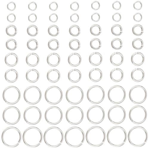 SUNNYCLUE 1 Box 750 Stück Biegeringe 304 offene Biegeringe Aus Edelstahl Metall Spaltringe Mini Verbindungsringe Kleiner Verbindungsring Für Schmuckherstellung Zubehör DIY Ohrringe Armbänder Halskette SUNNYCLUE 1 Box 750 Stück Biegeringe 304 offene Biegeringe Aus Edelstahl Metall Spaltringe Mini Verbindungsringe Kleiner Verbindungsring Für Schmuckherstellung Zubehör DIY Ohrringe Armbänder Halskette von SUNNYCLUE