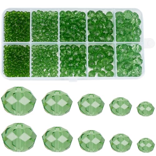 SUNNYCLUE 1 Box 780 Stück Grüne Glasperlen Kristallglasperlen 2mm 4mm 6mm 8mm 10mm Transparente Facettierte Rondelle Abstandshalterperlen Zur Schmuckherstellung Armbänder Halsketten DIY Basteln D SUNNYCLUE 1 Box 780 Stück Grüne Glasperlen Kristallglasperlen 2mm 4mm 6mm 8mm 10mm Transparente Facettierte Rondelle Abstandshalterperlen Zur Schmuckherstellung Armbänder Halsketten DIY Basteln D von SUNNYCLUE