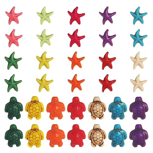 SUNNYCLUE 1 Box 80+80 Stück Schildkröten Perlen Seestern Perlen Große Schildkröten Perlen Synthetische Türkisfarbene Ozean Tier Bunte Schildkröten Perlen Für Die Schmuckherstellung Perlen Set Freundsc SUNNYCLUE 1 Box 80+80 Stück Schildkröten Perlen Seestern Perlen Große Schildkröten Perlen Synthetische Türkisfarbene Ozean Tier Bunte Schildkröten Perlen Für Die Schmuckherstellung Perlen Set Freundsc von SUNNYCLUE
