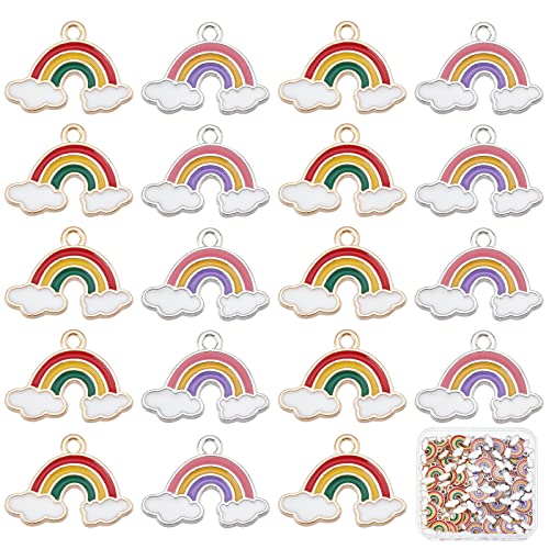 SUNNYCLUE 1 Box 80 Stück 2 Stile Legierungs Emaille Regenbogen Charm Wetterwolken Bunte Charms Für Die Schmuckherstellung Charms Aus Metall Armbänder Ohrringe Halsketten Schlüsselanhänger Zubehör DIY SUNNYCLUE 1 Box 80 Stück 2 Stile Legierungs Emaille Regenbogen Charm Wetterwolken Bunte Charms Für Die Schmuckherstellung Charms Aus Metall Armbänder Ohrringe Halsketten Schlüsselanhänger Zubehör DIY von SUNNYCLUE