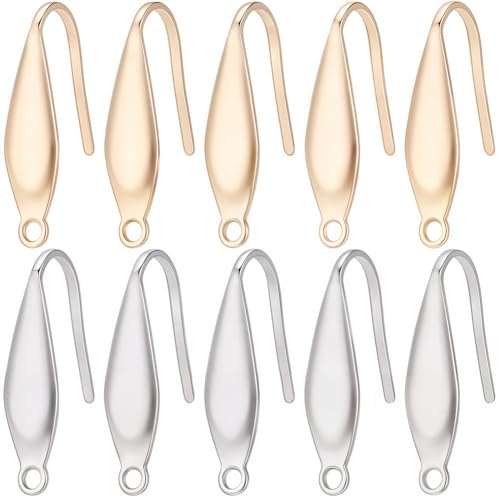 SUNNYCLUE 1 Box 80 Stück Ohrringhaken Edelstahl Ohrhaken Fischhaken 18K Vergoldetes Metall Ohrringzubehör Ohrringhaken Mit Schlaufen Breite Französische Ohrringhaken Für Schmuckherstellungszubehör Fr SUNNYCLUE 1 Box 80 Stück Ohrringhaken Edelstahl Ohrhaken Fischhaken 18K Vergoldetes Metall Ohrringzubehör Ohrringhaken Mit Schlaufen Breite Französische Ohrringhaken Für Schmuckherstellungszubehör Fr von SUNNYCLUE