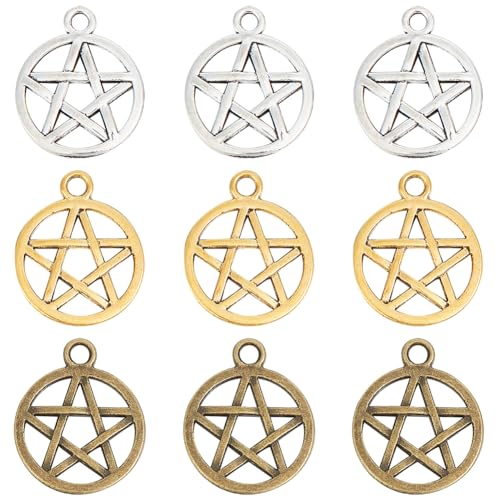 SUNNYCLUE 1 Box 90 Stück Pentagramm Charms Kleine Hexen Charms Pentagramm Stern Charms Vintage Zauber Charm Hexen Charm Massenschutz Glücksbringer Für Die Schmuckherstellung Charms DIY Ohrringe Armbän SUNNYCLUE 1 Box 90 Stück Pentagramm Charms Kleine Hexen Charms Pentagramm Stern Charms Vintage Zauber Charm Hexen Charm Massenschutz Glücksbringer Für Die Schmuckherstellung Charms DIY Ohrringe Armbän von SUNNYCLUE