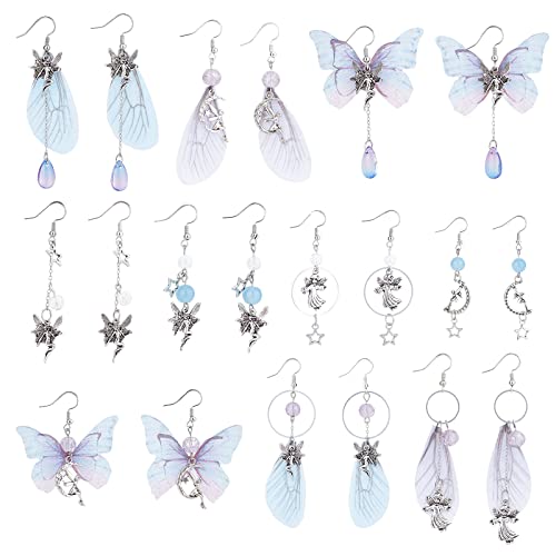 SUNNYCLUE 1 Box DIY 10 Paar Ohrringe Bastelset Schmetterlingsflügel Charms Fee Charm Ohrring Bastelsets Organza Stoff Insekten Schmetterlinge Für Schmuckherstellung Anfänger Kit Tropfen Perlen SUNNYCLUE 1 Box DIY 10 Paar Ohrringe Bastelset Schmetterlingsflügel Charms Fee Charm Ohrring Bastelsets Organza Stoff Insekten Schmetterlinge Für Schmuckherstellung Anfänger Kit Tropfen Perlen von SUNNYCLUE